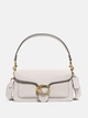 Кожаная женская сумка через плечо Coach Tabby Shoulder Bag 26 Chalk белая (CBT1) - изображение 1