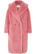 Oversize пальто-шуба Max Mara Teddy Bear Icon Coat in Coral из альпаки, натуральной шерсти и шелка коралловое M (MMC3) - изображение 4