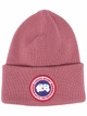 Зимняя мужская шапка Canada Goose ARCTIC DISC TOQUE Pink розовая (CGMH5) - изображение 2