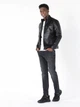 Куртка из искусственной кожи мужская Colin's CL1056687BLK M Черная (8683197062611) - изображение 4
