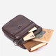 Сумка-планшет мужская кожаная Vintage leather-21272 Коричневая - изображение 9