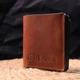 Портмоне кожаное Grande Pelle leather-16744 Светло-коричневое - изображение 6
