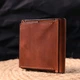 Портмоне кожаное Grande Pelle leather-16744 Светло-коричневое - изображение 7