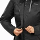 Куртка жіноча SH100 X-Warm водонепроникна чорна для туризму 3XL QUECHUA - зображення 4