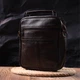 Молодежная мужская сумка-мессенджер 21272 Vintage из натуральной кожи Коричневая - изображение 9