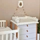 Пеленальный матрасик Baby Chic на детский комод с рюшем молочный, 5151718 - изображение 7
