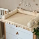 Пеленальный матрасик Baby Chic на детский комод с рюшем бежевый, 5151741 - изображение 7