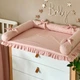 Пеленальный матрасик Baby Chic на детский комод с рюшем пудра, 5151719 - изображение 2