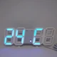 Електронний настільний LED годинник з будильником та термометром синій VST LY 1089 - изображение 2