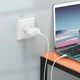 Сетевое зарядное устройство Hoco C96A + кабель USB -Type-C Single Port Charger 1USB 2.1A White - изображение 3