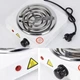 Настільна спіральна електроплита на одну конфорку Hot Plate JX-1010B 1000 Вт Біла - зображення 5