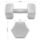 Комплект гантелей Springos Hex 2 x 4 кг FA1035 (1663012122) - изображение 5
