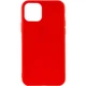 Силиконовый чехол Candy для Apple iPhone 14 (6.1") Красный Без бренда - изображение 1