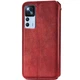 Кожаный чехол-книжка GETMAN Cubic (PU) для Xiaomi 12T / 12T Pro Красный - изображение 2