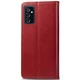 Кожаный чехол-книжка GETMAN Gallant (PU) для Samsung Galaxy M34 5G Красный - изображение 4