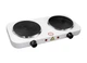 Електроплита дискова Hot Plate JX-2020А 2000W двокомфоркова, настільна, Біла. - зображення 1