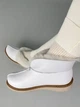Женские зимние угги ShoesBand Белые натуральные кожаные на среднюю/широковатую стопу внутри цигейка 36 (23,5 см) (S39001-2з) - изображение 5