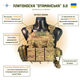 Плитоноска броньований жилет Мультикам/multicam MOLLE на 6 магазинів зі швидким скиданням - зображення 7