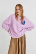 Свитшот оверсайз с начесом Pull & Bear 4590/334/653 S - изображение 1