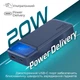 УМБ Promate Torq-20 20000 mAh, USB-C PD, USB-А QC3.0 Navy (torq-20.navy) - изображение 4