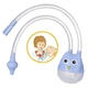 Назальний аспіратор дитячий для носа з трубочкою Leluno засіб cоплевідсмоктувач для очищення носа 21*4,5*3,2 см Синій - зображення 1