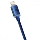 Кабель для быстрой зарядки Baseus Crystal Shine Series Type-c to Lightning |2m, 20W| Blue - изображение 3