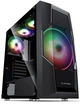 Корпус 2E GAMING TURBO (G2057B) MidT,2xUSB2.0,1xUSB3.0,1x200+3x120ARGB, скло (бічна панель),без БЖ,чорний - изображение 1