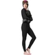 Термобелье женское XINTOWN NYXT19JBYD Black XL фитнес-костюм облегающий эластичный осень-зима - изображение 3