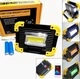 Яскравий ліхтар - прожектор із Power Bank L811-20W-COB+1W (білий, зелений, червоний) зарядний micro USB, 2x18650/3xAA (31427) - зображення 1