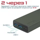 УМБ Promate Bolt-20 20000 mAh 10Вт 2xUSB Midnight Green (bolt-20.midnightgreen) - изображение 3