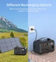 Портативна мобільна зарядна станція Choetech 300W 83200 mAh Type-C/USB/DC/AC black - зображення 5