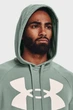 Мужское зеленое худи UA Rival Fleece Big Logo HD Under Armour XL 1357093-781 - изображение 4
