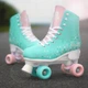 Раздвижные ролики квады Croxer Eysa Mint/Pink размер 39-42 (zh340) - изображение 6