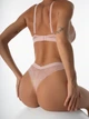Комплект женского белья (бюстгальтер + трусики-танга) Moor Moor 2126 Barbara 70B/S Пудровый (2000029444012) - изображение 5