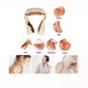 Роликовий МАСАЖЕР електричний MASSAGER OF NECK KNEADING з ІЧ-прогріванням для спини, попереку і шиї плечей Білий: Білий / Помаранчевий - зображення 4