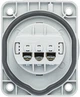 Розетка силовая IDE Schuko 16A 250В 2P+E IP67 Синяя (105) - изображение 8