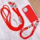 Противоударный Чехол TPU two straps California для Apple iPhone 12 Pro/12 6.1" /Red - изображение 6