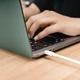Чехол-накладка Switcheasy Touch зелёный для MacBook Air 13" M2/M3 2022/2024 (SMB136059GN22) - изображение 15