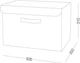 Ящик для хранения с крышкой MBM HOME TH-07 XL Gray - изображение 6