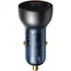 Автомобільне зарядне пристрій 1USB + Type-C Baseus Particular PPS 65W CCKX-C0G Dark Grey - зображення 1