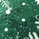 Тефлоновая новогодняя дорожка с водоотталкивающей пропиткой Снегопад зеленая Skatertynka 35x180 см - изображение 5