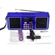 Портативный радиоприёмник аккумуляторный FM радио YUEGAN YG-1881UR c SD-карта, MP3 плеер синий - изображение 4