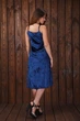 Платье EleTonWear бархатное синее ULTRAMARINE L (02.003 um) - изображение 3