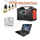 Зарядная станция Flashfish Portable Power Station E200 200W Solar Generator 150Wh 40800mAh - изображение 3
