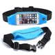 Сумка на пояс для смартфонов с сенсорным экраном RunBelt голубая - изображение 2
