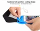 Сумка на пояс для смартфонов с сенсорным экраном RunBelt голубая - изображение 10