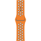 Силиконовый ремешок Fruct Nike Sport Band for Apple Watch 42/44/45/46/49 mm Orange Gray - изображение 2