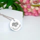 Кулон подарунок для дівчини "З Україною в серці" DIDIART JEWELRY діаметр - 2,7 см - зображення 3
