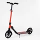 Самокат складной "Best Scooter". С PU колесами, зажимом руля и 1 амортизатором. Red and black (103467) - изображение 1