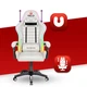 Компютерне геймерське крісло HELL'S HC-1003 WHITE RGB LED - зображення 3